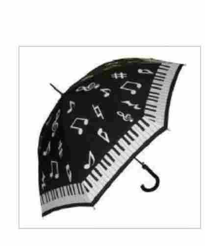Black Color Printed Fancy Umbrella