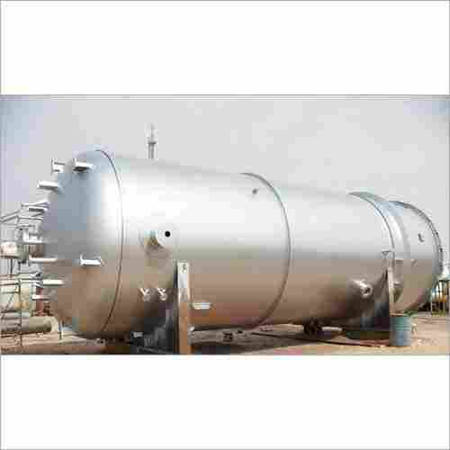 Cylindrical Shape Chemical Coated Stainless Steel Pressure Vessels