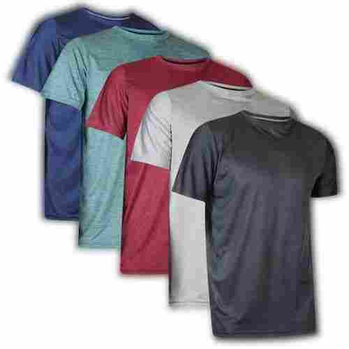 Dry Fit Round Neck Plain Half Sleeve Multicolor Boys Stylish And Fancy Polyester T Shirts