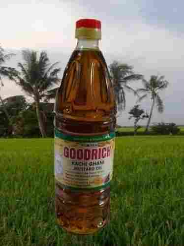 Made In India 1 Litre Goodrich Kachhi Ghanni Yellow Agmark Mustard Oil For Delicious Cooking