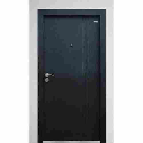 Black Color Exterior, Interior Open Style Teakwood Wooden Door