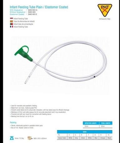 Infant Feeding Tube Plain / Elastomer Coated