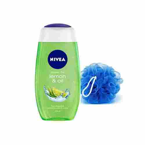 NIVEA Body Wash, Lemon &amp; Oil Shower Gel, Pampering Care with Refreshing Scent of LemonA A (125 ml)