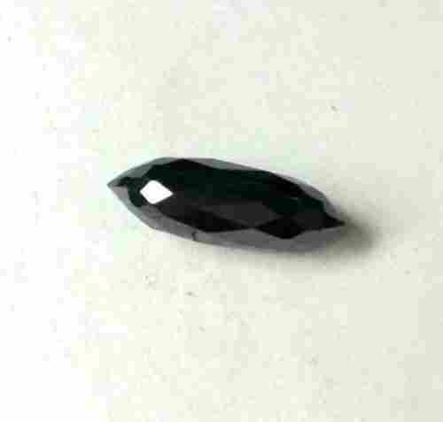 8.57 +23.51mm & 13.10 Carat Black Fancy Shape Moissanite for Ring, Earrings, Pendant
