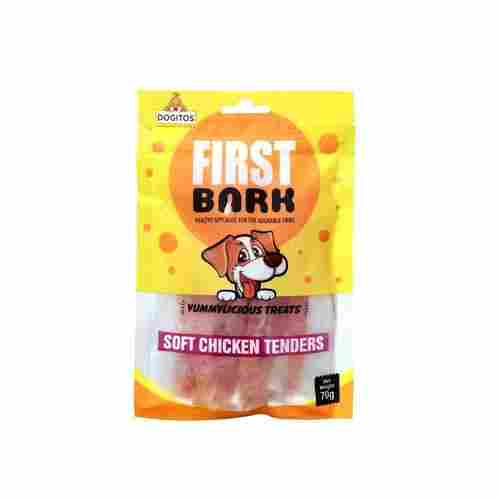 First Bark Jerky Soft Chicken Tenders, 100% Natural Meat Snack For Dogs