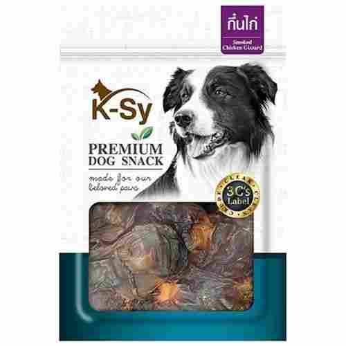 Vegetable Formulated K-Sy Smoked Gizzard Premium Dog Snack