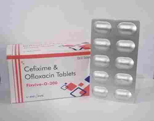 Cefixime And Ofloxacin Allopathic Tablets