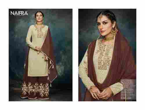 Nairra 1046 Georgette Embroidery Work Salwar Suits
