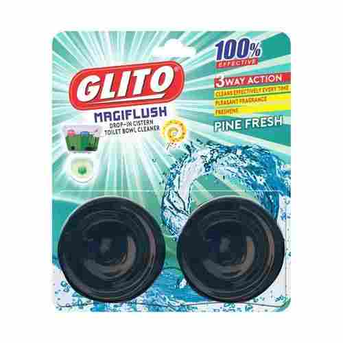 Glito Magiflush Drop - In Cistern Toilet Bowl Cleaner- Pine Fresh (Pack of 1x192 Pcs)