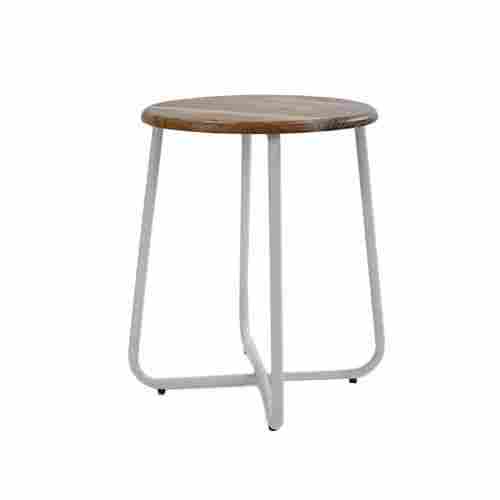 Durable Solid Wood Round Side Table