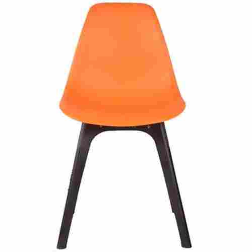 Restaurant Cafeteria Portable Orange Plastic Chair