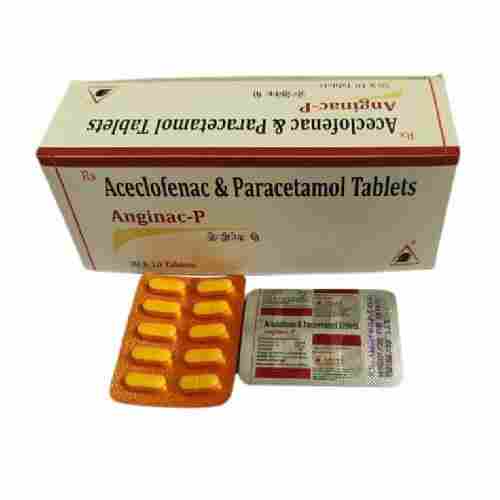 ANGINAC-P Aceclofenac And Paracetamol Tablets