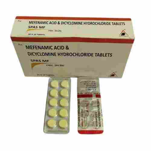 Spas-MF Mefenamic Acid And Dicyclomine Hydrochloride Tablets