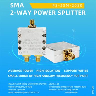 2 Way Power Splitter Power Divider With Sma Connector Application: Electricals