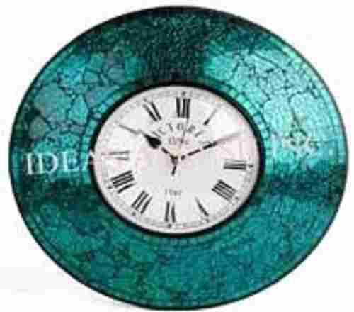 Designer Mosaic Glass Wall Clock
