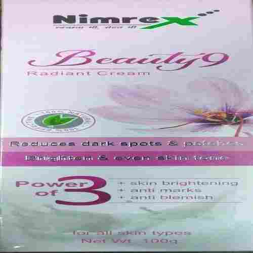 Nimrex Beauty 9 Radiant Cream 100 Gm