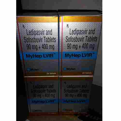 Ledipasvir And Sofosbuvir Tablets 90MG 400MG