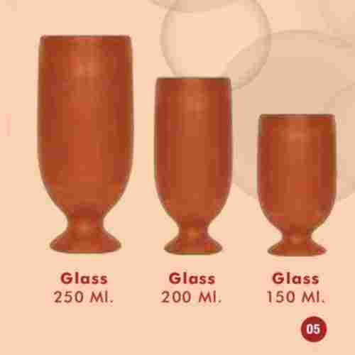 Red Clay Water Glass
