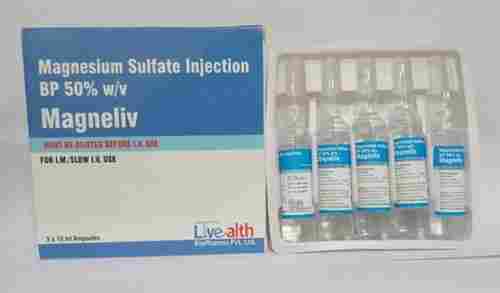 Magnesium Sulfate 50 mg 50% W/V Injection