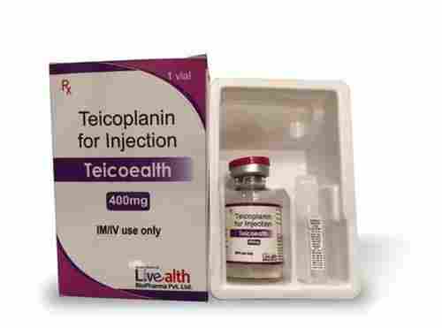Teicoplanin 400 MG Antibiotic Intravenous Injection