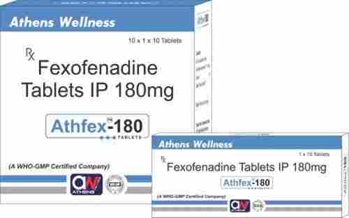 Fexofenadine 180 MG Anti Allergic Tablets