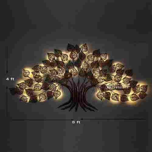 Beautiful Handcrafted Metal Wall Tree With Led