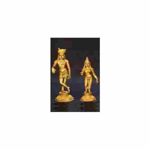Golden Colour Reshabadevar Bronze Statue