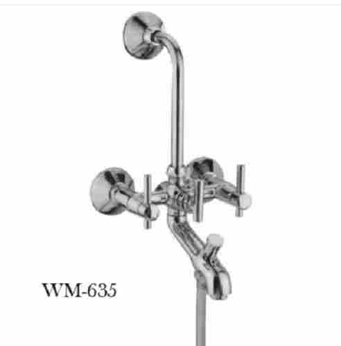 Stainless Steel Tissot 3 In 1 Wall Mixer For Bathroom Fittings