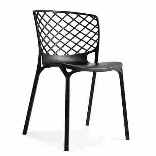String Series Modern Style Black PP Cafe Chair