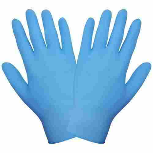 Blue Color Rubber Hand Gloves