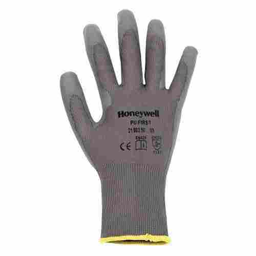 Light Weight Grey PU Hand Gloves
