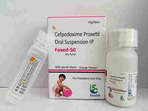 Cefpodoxime Proxetil Antibiotic Pediatric Dry Syrup Oral Suspension