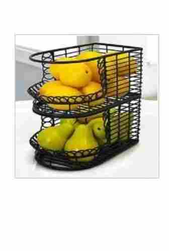 Shoppers Metal Wire Mesh Fruit Storage Basket