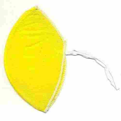 Yellow Cup Shape Safety Face Mask