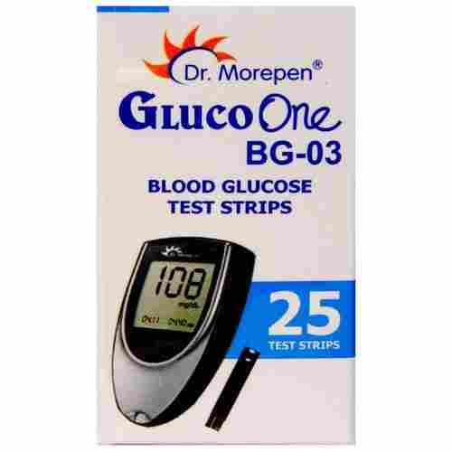 Dr Morepen Gluco 25 Test Strips Pack
