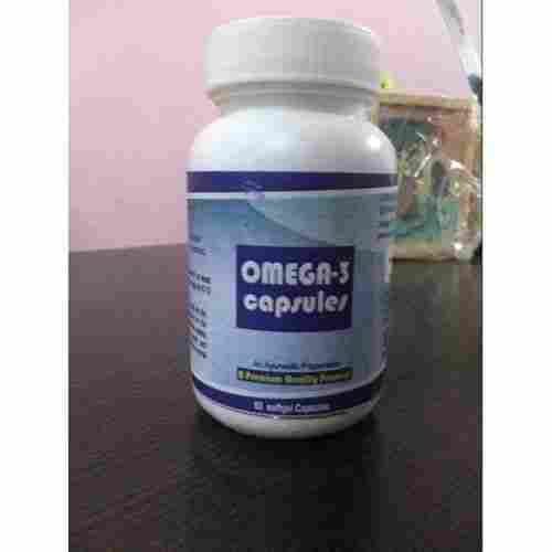 Omega 3 Fatty Acid Rich Dietary Supplement Capsules