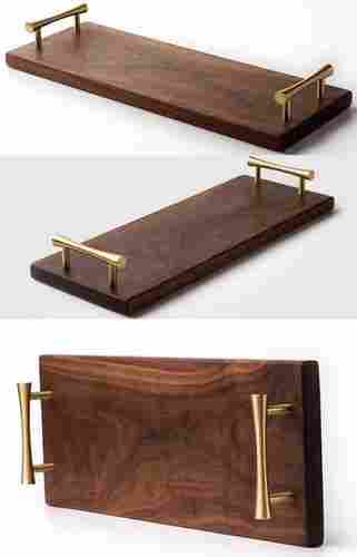 Handcrafted Rectangular Wood Tray
