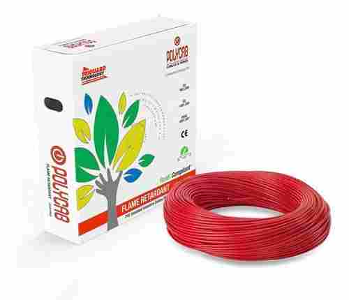 Polycab PVC Insulated 1.5mm Single Core Flexible Copper Wires and Cables for Domestic/Industrial Electric | Home Electric Wire | 90 Mtr | Electrical Wire | (Red)
