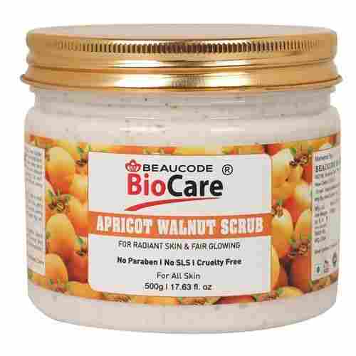 Beaucode Biocare Apricot Walnut Face And Body Scrub 500g