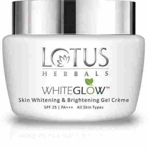 LOTUS HERBALS WhiteGlow Skin Whitening And Brightening Gel Face Cream with SPF-25, (60 g)
