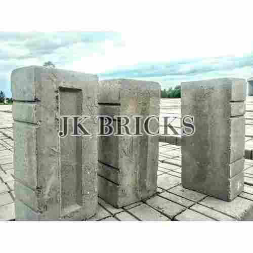 Cement Fly Ash Bricks For Side Walls, Partition Walls, Gray Color (Size 9x4x3 Inch)