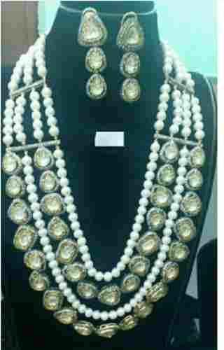 Kundan Necklace Set For Wedding And Party Wear