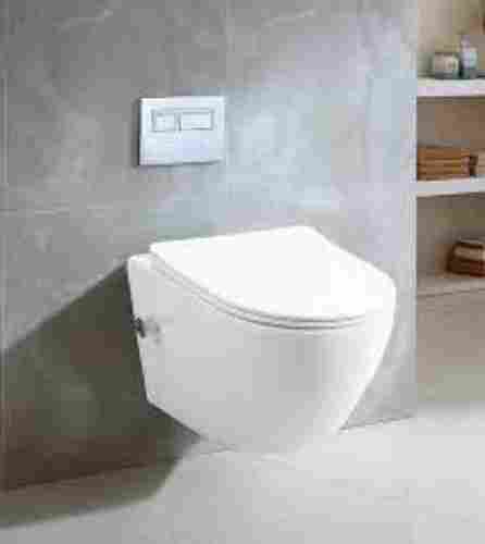White Ceramic Wall Hung Toilet
