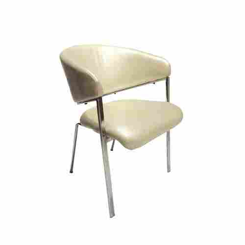 Fixed Type Low Back Canteen Leather Chair