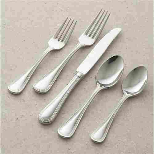 Polished Stainless Steel Silver Color Cutlery Set