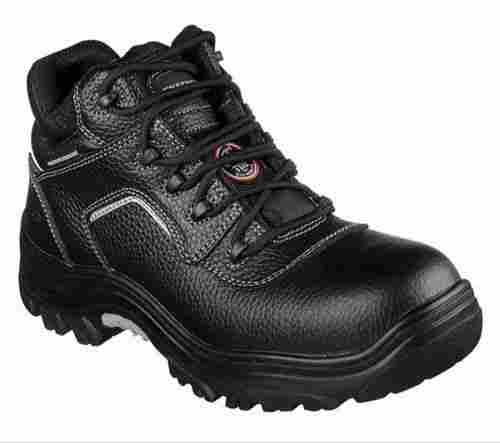 Black Lace Closure Skechers Safety Shoes