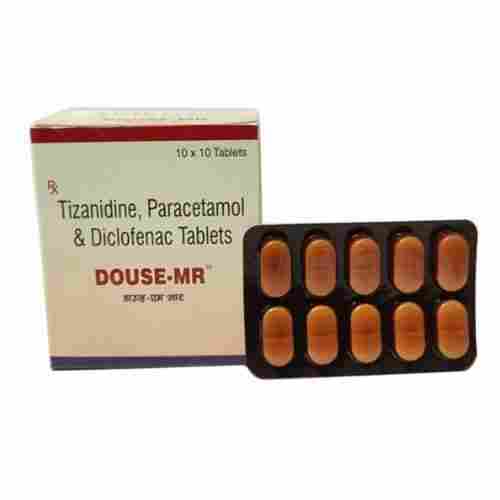Tizanidine Paracetamol And Diclofenac Pain Killer Tablets