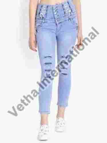Attractive Pattern Ladies Jeans