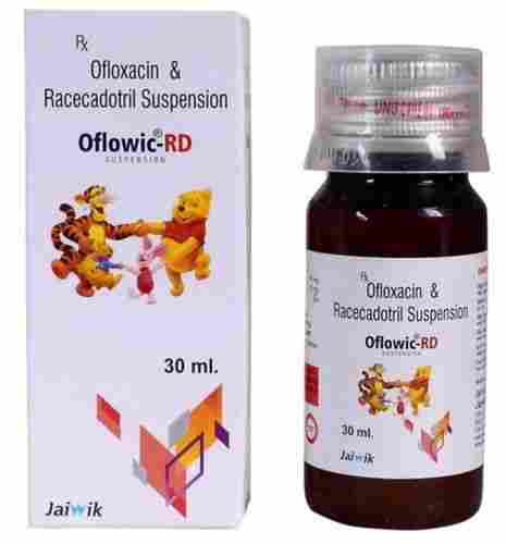 Ofloxacin And Racecadotril 65 MG Pediatric Oral Suspension