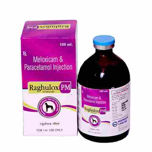 Raghulox PM Meloxicam and Paracetamol Injection 100ML